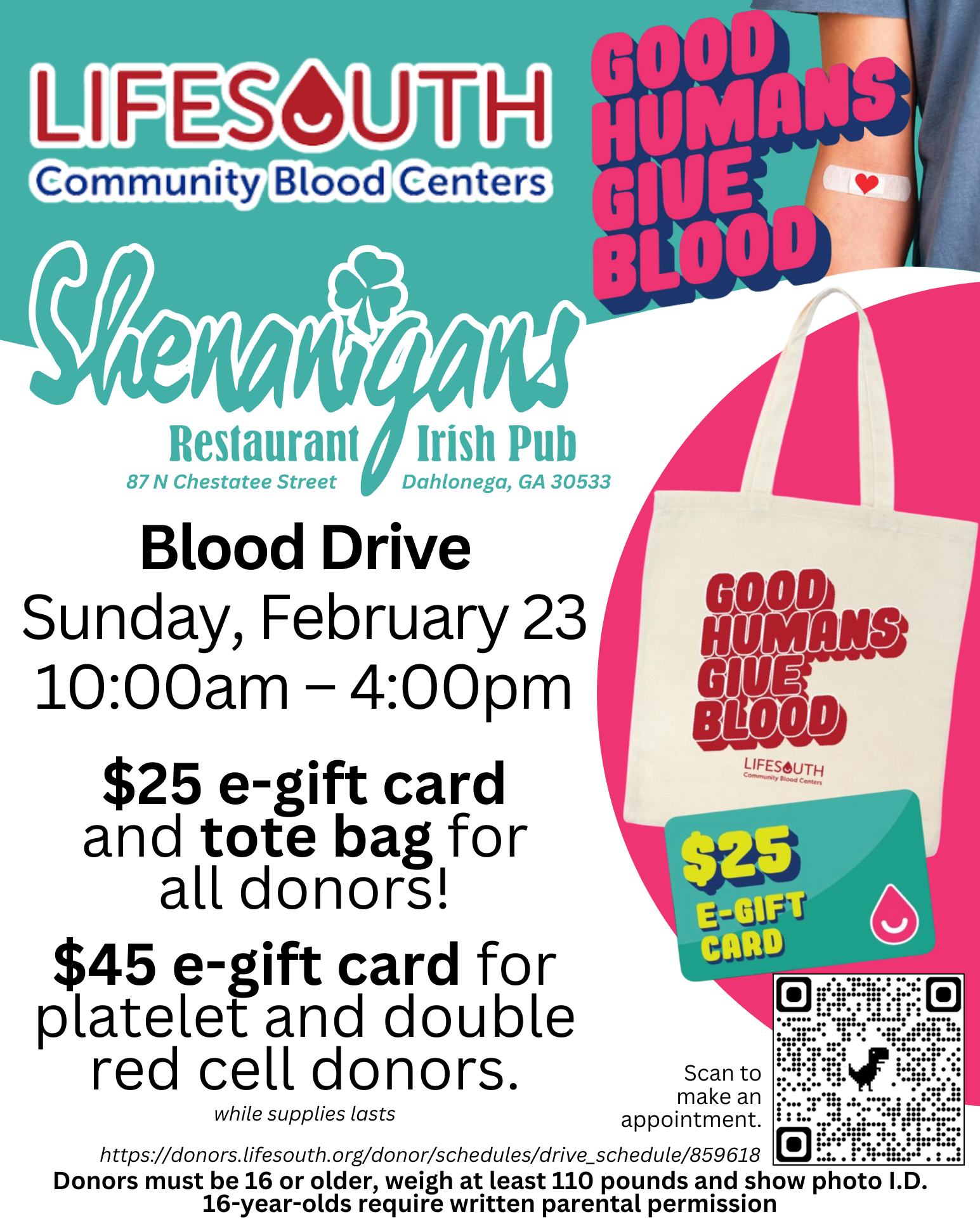 Life South Blood Drive